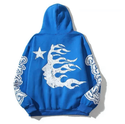 Blue Hellstar Hoodie 2