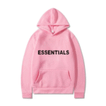 Fear of God Essentials Pink Hoodie