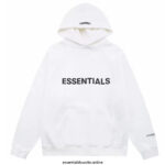 Fear of God Essentials White Hoodie