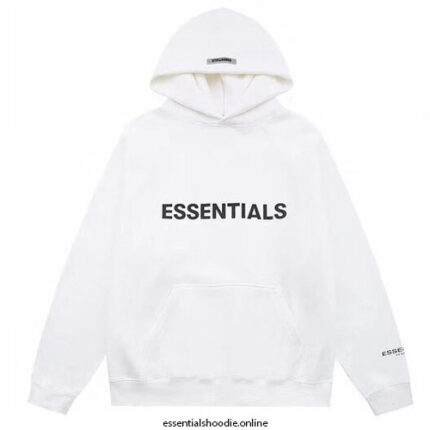 Fear of God Essentials White Hoodie