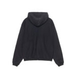 Stussy Outline Black Zip Hoodie 2
