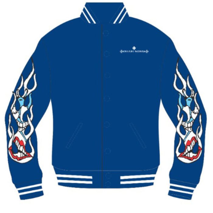 Blue Chrome Hearts Matty Boy Space Jacket - Image 1