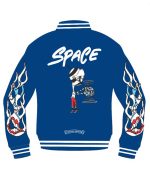 Blue Chrome Hearts Matty Boy Space Jacket - Image 2