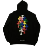 Multicolor Cross Cemetery Chrome Hearts Zip Up Hoodie - Image 2