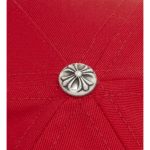 Chrome Hearts CH Baseball Hat Red - Image 3