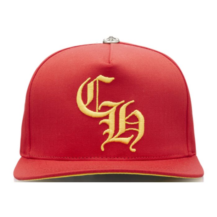 Chrome Hearts CH Baseball Hat Red - Image 1