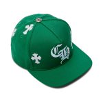 Chrome Hearts Cross Patch Baseball Green Hat - Image 2