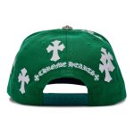 Chrome Hearts Cross Patch Baseball Green Hat - Image 3