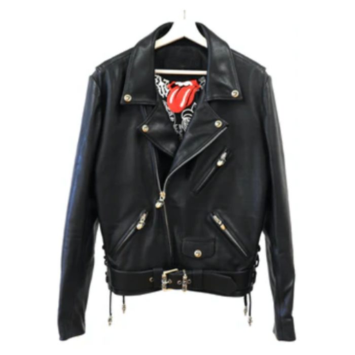 Chrome Hearts Lip and Tongue Biker Jacket - Image 1