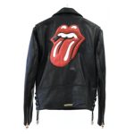 Chrome Hearts Lip and Tongue Biker Jacket - Image 2