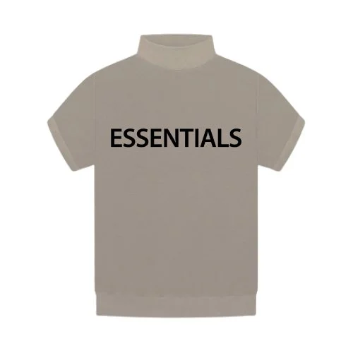 Essentials-Inside-Out-Mock-Neck-T-Shirt.png Essentials Inside Out Mock Neck T-Shirt - Image 1