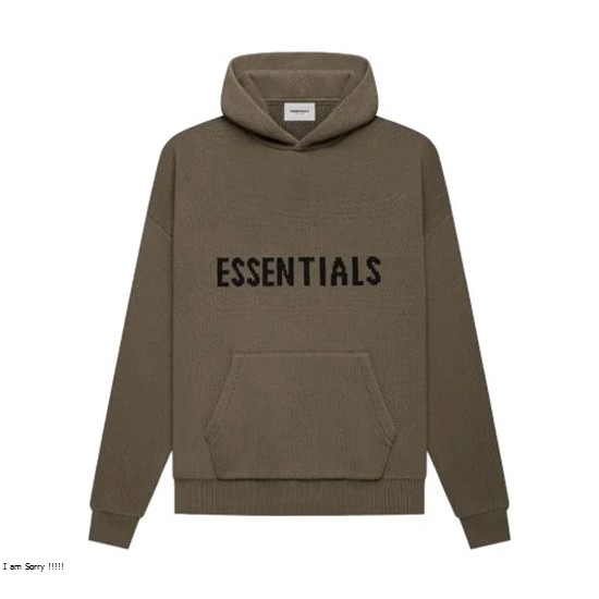 Fear-of-God-Essentials-Knit-Pullover-Hoodie.jpg Fear of God Essentials Knit Pullover Hoodie - Image 1