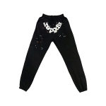 Flame LOGO Graffiti Sp5der Sweatpants