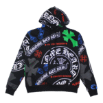 Multicolor Logo Chrome Hearts Pullover Hoodie