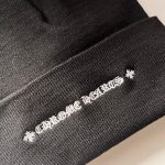 Chrome Hearts CH Black and White Beanie - Image 3