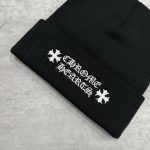 Chrome Hearts Logo print Black Beanie - Image 5