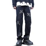 Rhinestone Cross Chrome Hearts Pants - Image 5