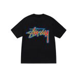 Stussy Black Thermal T-Shirt - Image 2