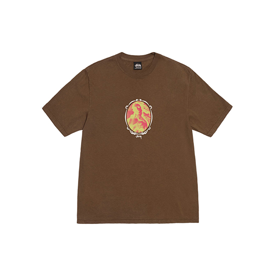 Venus-Oval-Stussy-T-Shirt-Brown.jpg Stussy Venus Oval T-shirt Brown - Image 1
