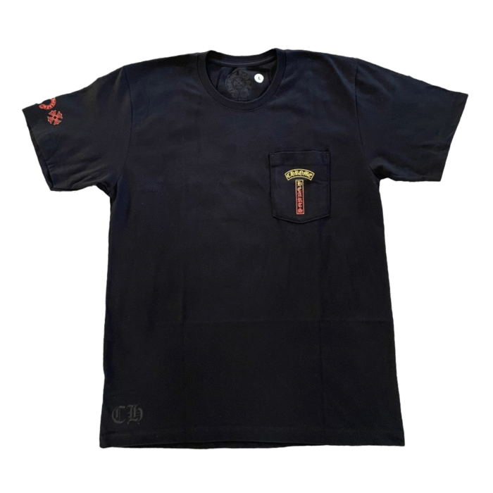 Gradient Logo Chrome Hearts T Shirt - Image 1
